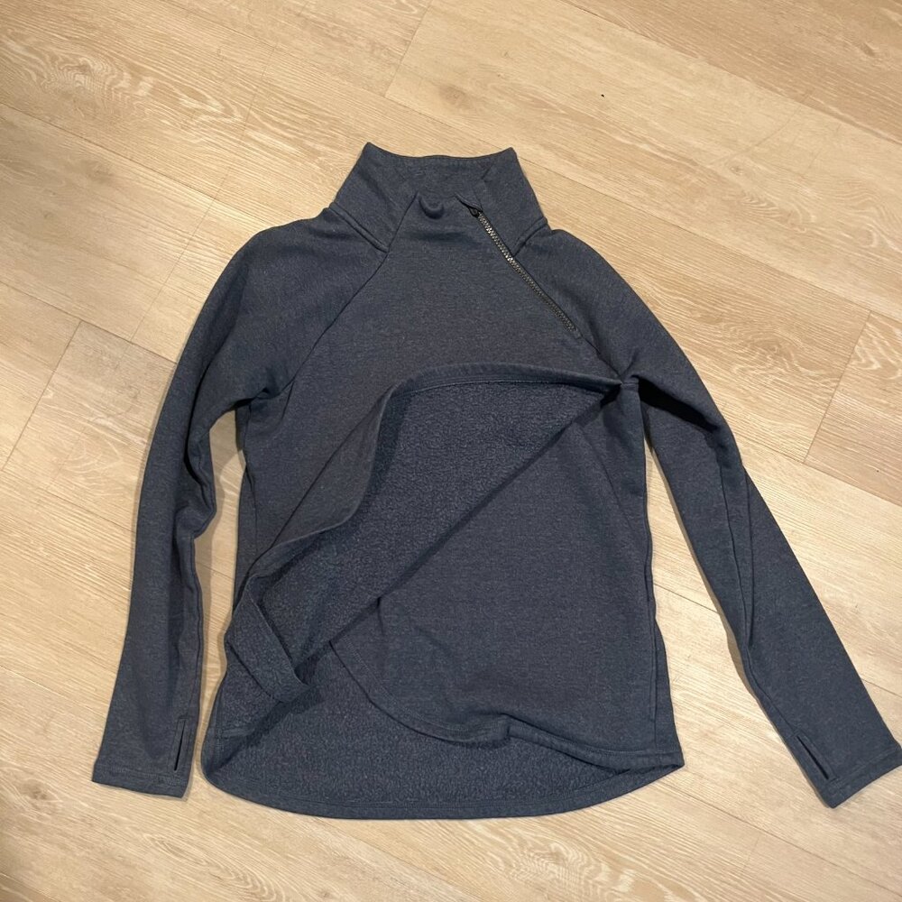 RBX Women's Blue Asymmetric Pullover - Picture 2 of 7